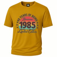 1985 Birthday 40 Years Of Being Awesome Limited Edition Cooling Performance Crew T-Shirt