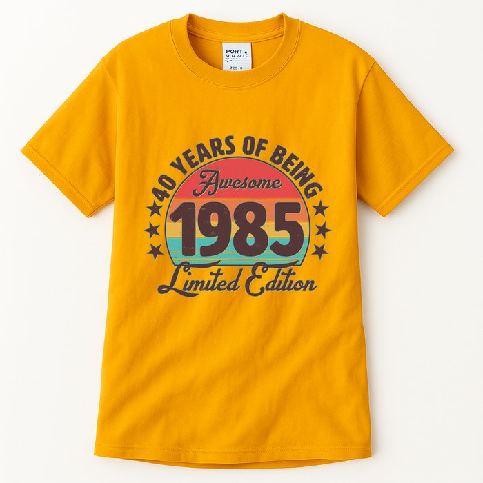 1985 Birthday 40 Years Of Being Awesome Limited Edition Tall T-Shirt