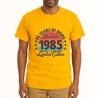 1985 Birthday 40 Years Of Being Awesome Limited Edition Tall T-Shirt