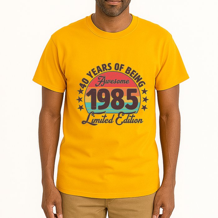 1985 Birthday 40 Years Of Being Awesome Limited Edition Tall T-Shirt