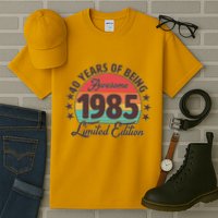 1985 Birthday 40 Years Of Being Awesome Limited Edition Tall T-Shirt