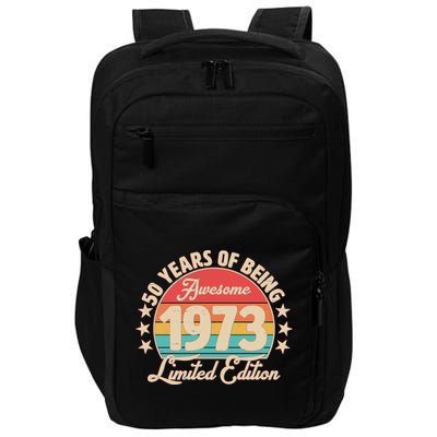 1973 Birthday 50 Years Of Of Being Awesome Limited Edition Impact Tech Backpack