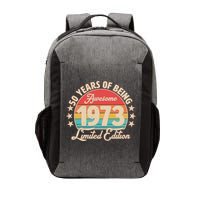1973 Birthday 50 Years Of Of Being Awesome Limited Edition Vector Backpack
