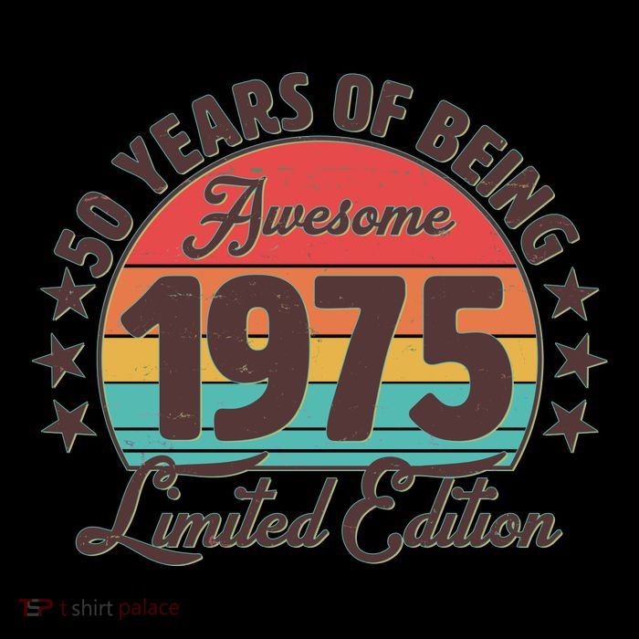 1975 Birthday 50 Years Of Being Awesome Limited Edition Mug