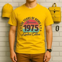 1975 Birthday 50 Years Of Being Awesome Limited Edition T-Shirt