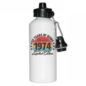 1974 Birthday 50 Years Of Being Awesome Limited Edition Aluminum Water Bottle