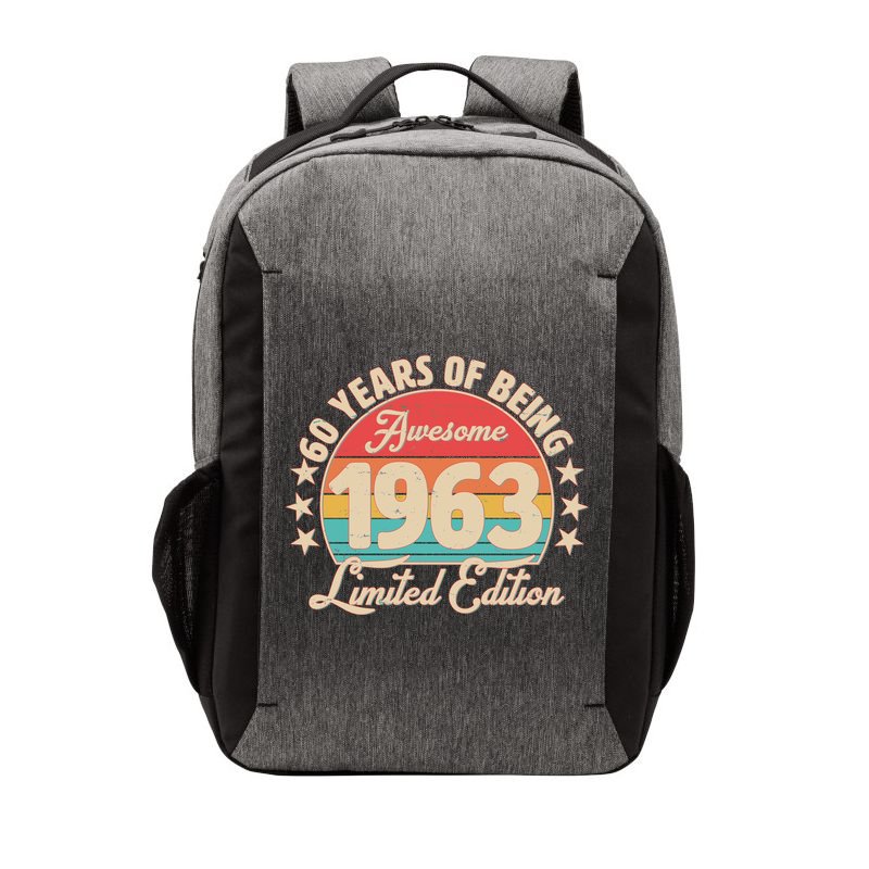 1963 Birthday 60 Years Of Of Being Awesome Limited Edition Vector Backpack
