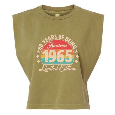 1965 Birthday 60 Years Of Being Awesome Limited Edition Garment-Dyed Women's Muscle Tee