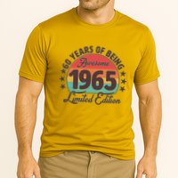 1965 Birthday 60 Years Of Being Awesome Limited Edition Cooling Performance Crew T-Shirt