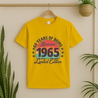 1965 Birthday 60 Years Of Being Awesome Limited Edition T-Shirt