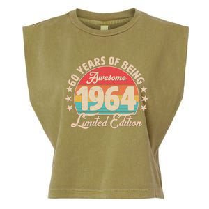 1964 Birthday 60 Years Of Being Awesome Limited Edition Garment-Dyed Women's Muscle Tee