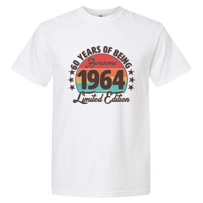 1964 Birthday 60 Years Of Being Awesome Limited Edition Garment-Dyed Heavyweight T-Shirt