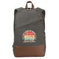 1953 Birthday 70 Years Of Of Being Awesome Limited Edition Cotton Canvas Backpack