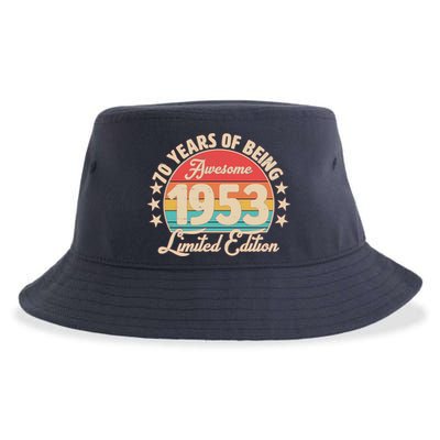 1953 Birthday 70 Years Of Of Being Awesome Limited Edition Sustainable Bucket Hat