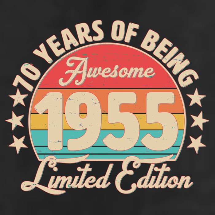 1955 Birthday 70 Years Of Being Awesome Limited Edition Cool Comfort Performance Bucket Hat