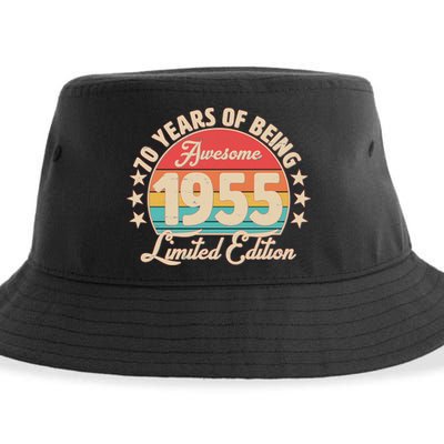 1955 Birthday 70 Years Of Being Awesome Limited Edition Sustainable Bucket Hat