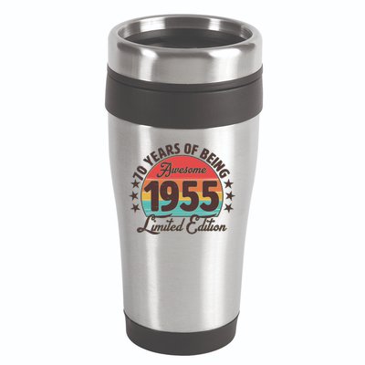 1955 Birthday 70 Years Of Being Awesome Limited Edition 16oz Travel Tumbler