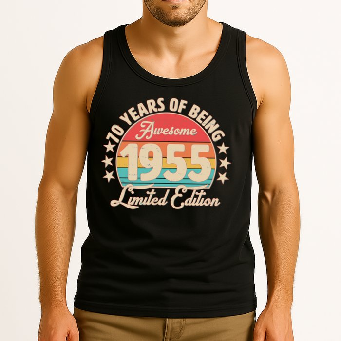 1955 Birthday 70 Years Of Being Awesome Limited Edition Tank Top