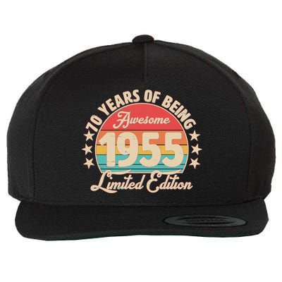1955 Birthday 70 Years Of Being Awesome Limited Edition Wool Snapback Cap