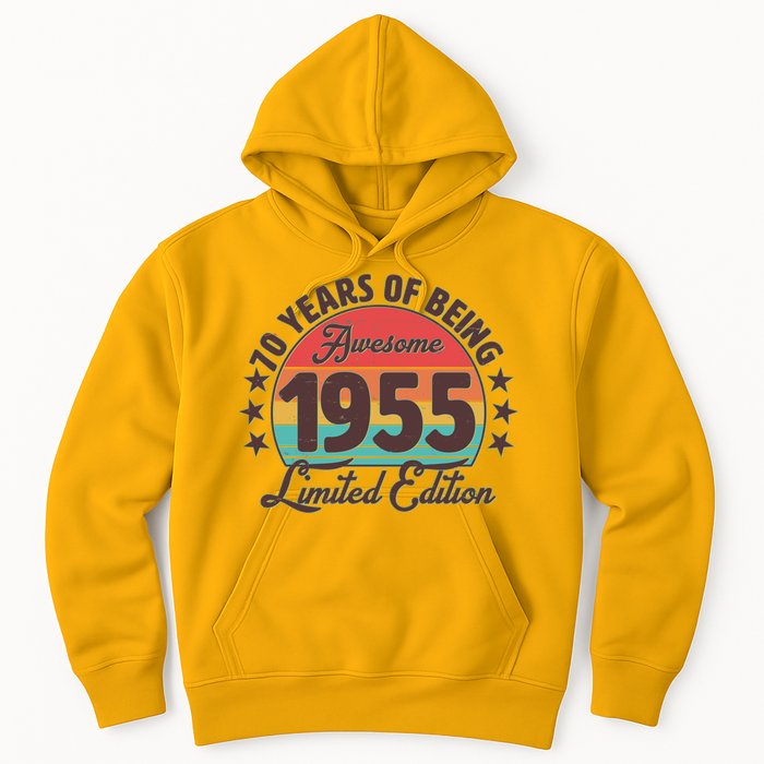 1955 Birthday 70 Years Of Being Awesome Limited Edition Hoodie