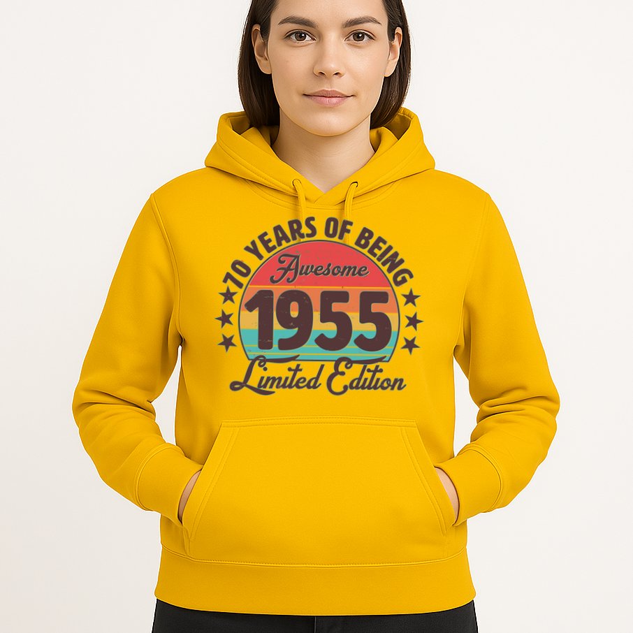 1955 Birthday 70 Years Of Being Awesome Limited Edition Hoodie