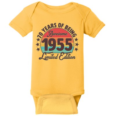 1955 Birthday 70 Years Of Being Awesome Limited Edition Baby Bodysuit