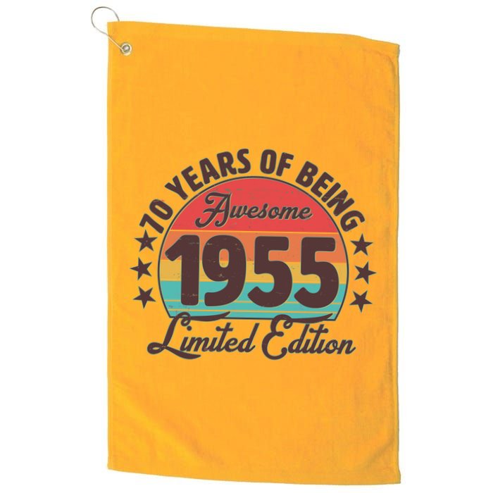 1955 Birthday 70 Years Of Being Awesome Limited Edition Golf Towel