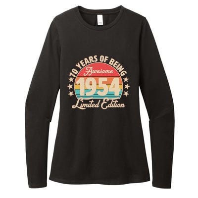 1954 Birthday 70 Years Of Being Awesome Limited Edition Womens CVC Long Sleeve Shirt