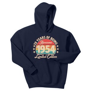 1954 Birthday 70 Years Of Being Awesome Limited Edition Kids Hoodie