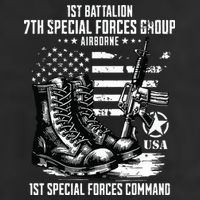 1st Battalion 7th Special Forces Group Airborne Veteran Hat