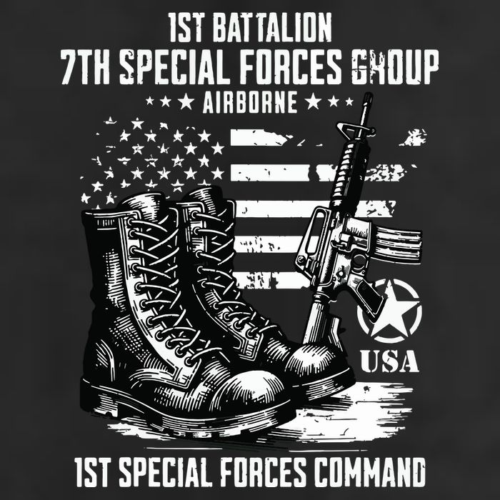 1st Battalion 7th Special Forces Group Airborne Veteran Hat