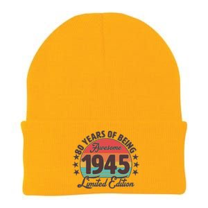 1945 Birthday 80 Years Of Being Awesome Limited Edition Knit Cap Winter Beanie