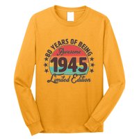 1945 Birthday 80 Years Of Being Awesome Limited Edition Long Sleeve Shirt