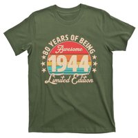 1944 Birthday 80 Years Of Being Awesome Limited Edition T-Shirt