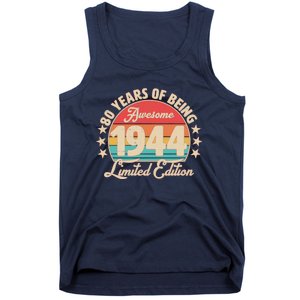 1944 Birthday 80 Years Of Being Awesome Limited Edition Tank Top