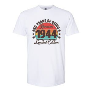 1944 Birthday 80 Years Of Being Awesome Limited Edition Softstyle® CVC T-Shirt