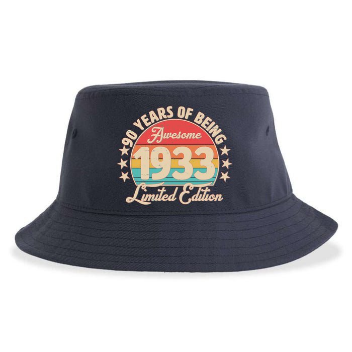 1933 Birthday 90 Years Of Of Being Awesome Limited Edition Sustainable Bucket Hat