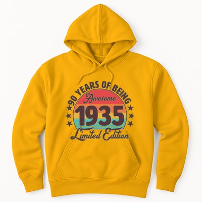 1935 Birthday 90 Years Of Being Awesome Limited Edition Hoodie