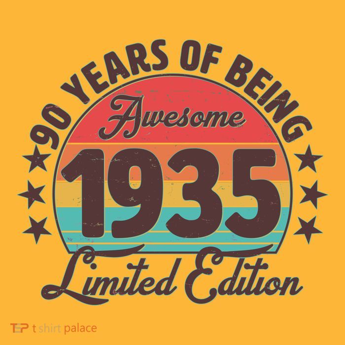 1935 Birthday 90 Years Of Being Awesome Limited Edition Baby Bodysuit