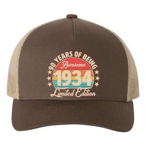 1934 Birthday 90 Years Of Being Awesome Limited Edition Yupoong Adult 5-Panel Trucker Hat