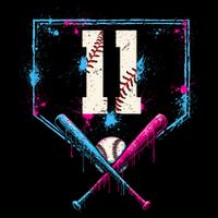 11th Birthday Baseball Home Plate Drip Ice Cream Sprinkle Sweatshirt