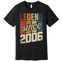 18th Birthday Boy Girl 18 Years 2006 Funny Gift Premium T-Shirt