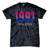 1991 Bisexual Birthday Bisexual Pride Bi Gift Bisexuality Tie-Dye T-Shirt