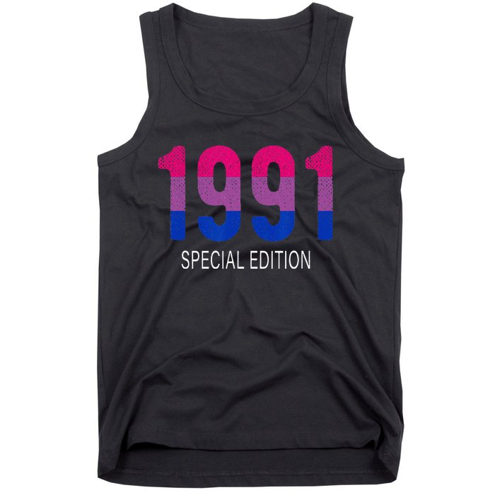 1991 Bisexual Birthday Bisexual Pride Bi Gift Bisexuality Tank Top