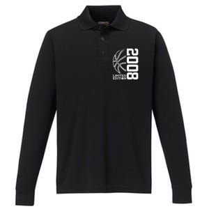 15th Birthday Basketball Limited Edition 2008 Performance Long Sleeve Polo