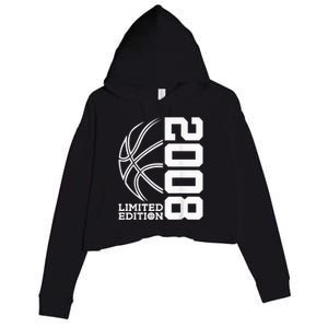 15th Birthday Basketball Limited Edition 2008 Crop Fleece Hoodie