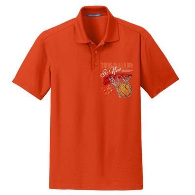 15th Birthday Basketball  Funny 15 Years Old  Gift Dry Zone Grid Polo