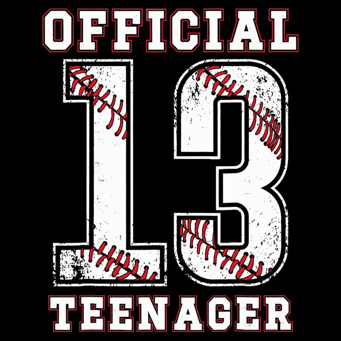 13th Birthday Boy Party Baseball Teenage Impact Tech Backpack