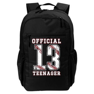 13th Birthday Boy Party Baseball Teenage Backpack