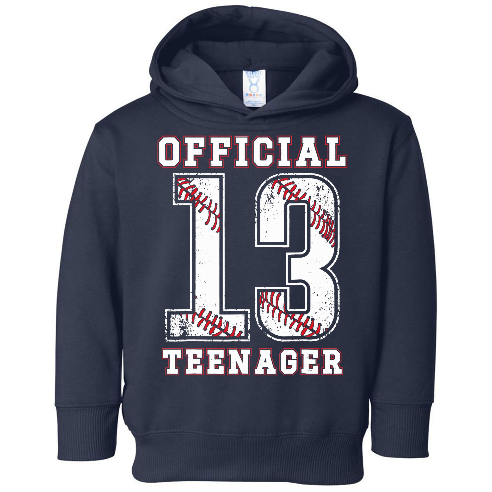 13th Birthday Boy Party Baseball Teenage Toddler Hoodie